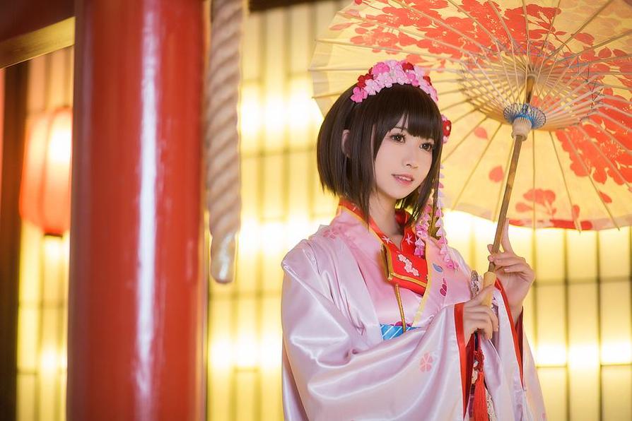 王昭君cosplay鳗鱼霏儿，cos社区内获得最高票数的原创cos作品